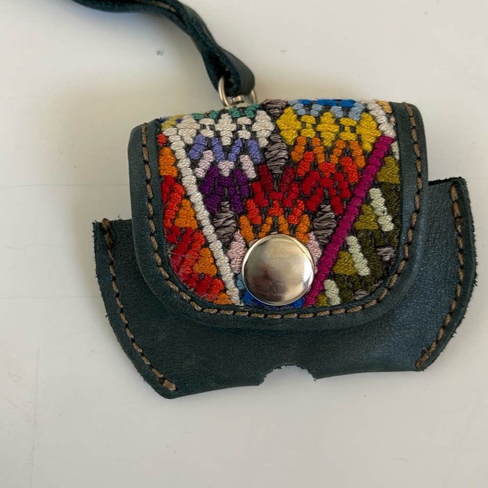 AirPod pro case leather and huipil * like nena and co *